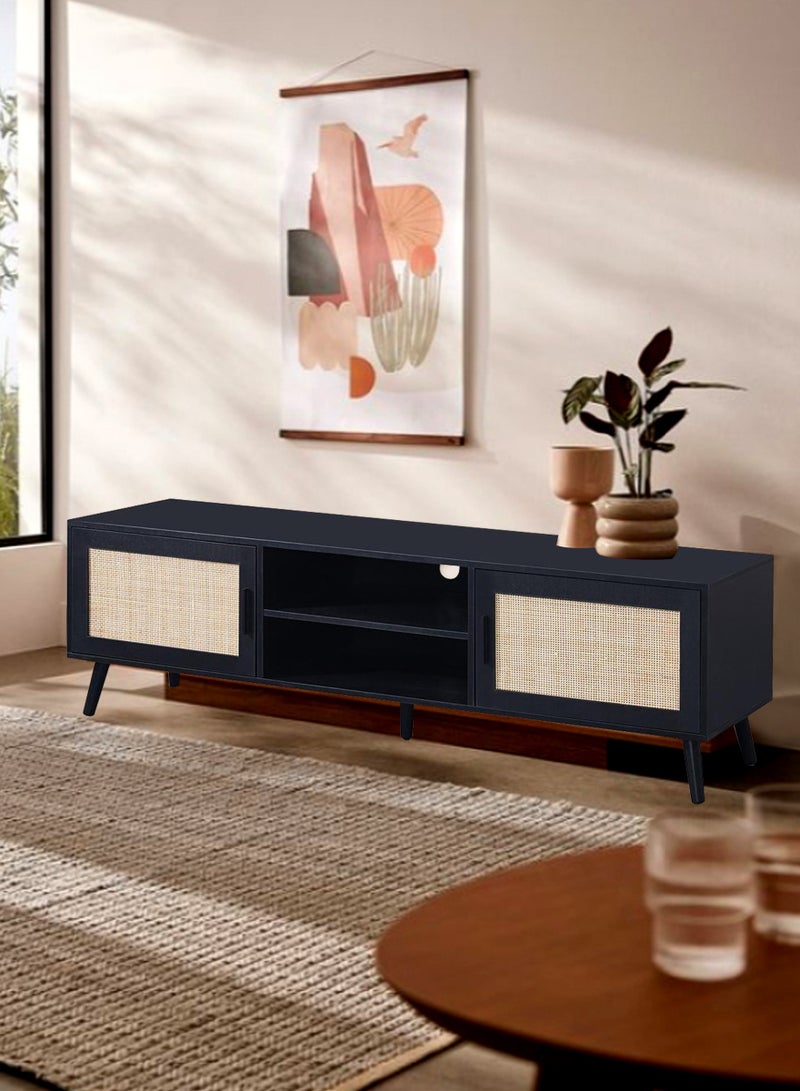 Living TV Table, With Shelf, Acrylic Paint 160*40*50cm - Image 3