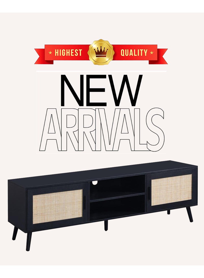 Living TV Table, With Shelf, Acrylic Paint 160*40*50cm - Image 4