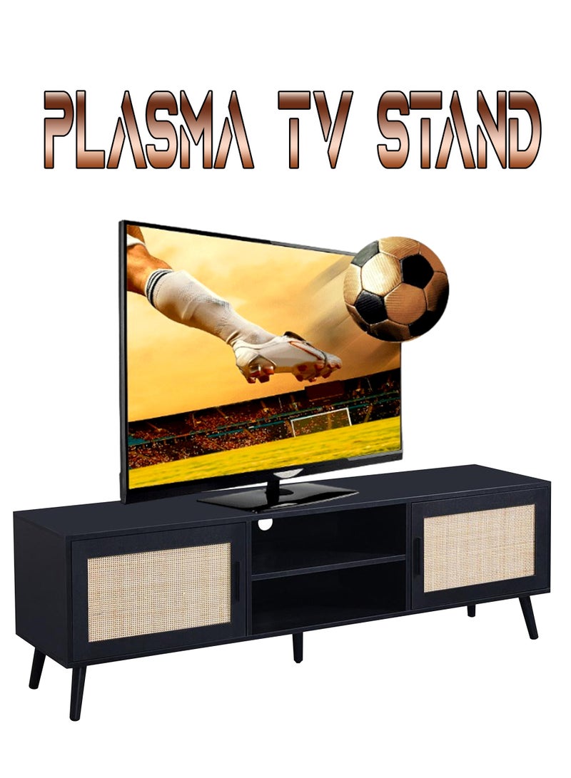 Living TV Table, With Shelf, Acrylic Paint 160*40*50cm - Image 5