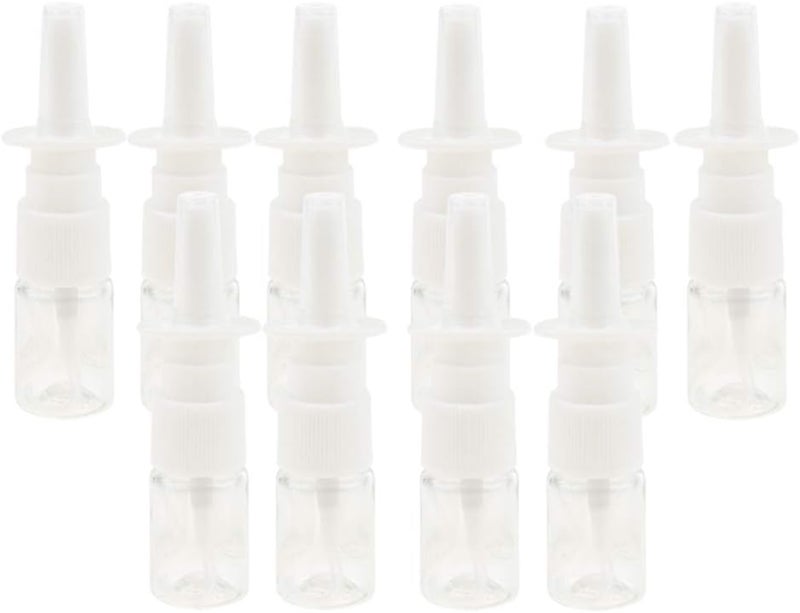 klarako 10 Pieces 5ml Mini sal Spray Bottles Pumps Plastic, Clear, 5ml - Image 1