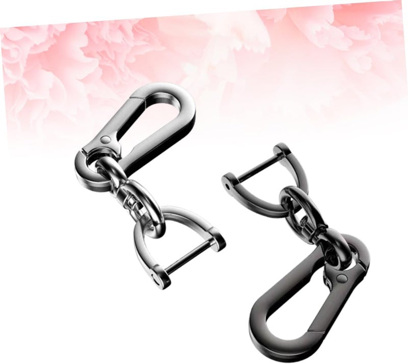 أليبيس (Alipis)، 2 قطعة: حامل مفاتيح سيارة معدني عالي الجودة بمشبك على شكل حفرة حصان، تصميم بسيط - مواصفات حامل المفاتيح: - الحجم: حوالي 9 × 4 × 0.5 سم - المادة: معدن - اللون: كما هو موضح في الصورة - مناسب لمختلف المناسبات - هدية رائعة لأصدقائك وأقاربك - تصميم رترو بحرفية عالية، دقيق وفريد - مثالي لتعليق المفاتيح والأغراض الصغيرة الأخرى - مصنوع من مادة معدنية عالية الجودة، متين وعملي للاستخدام على المدى الطويل - Image 4