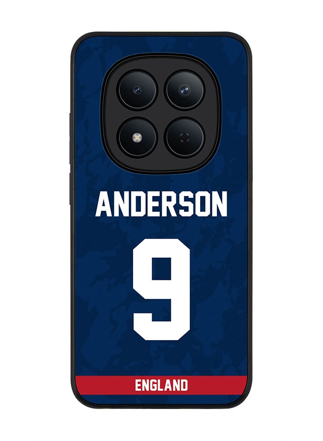 For Xiaomi Redmi Note 15 Pro 5G Case,Slim fit Camera Protection, Shockproof Thin Phone cover  - England James Anderson, Jersey No 9