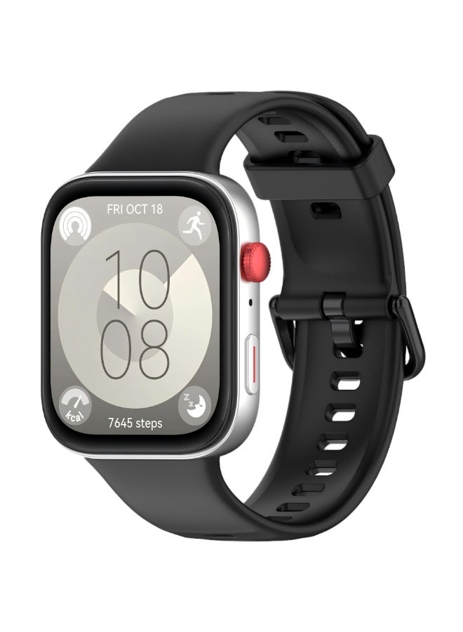 4 قطع من أحزمة ساعات هواوي Watch Fit 3/HUAWEI Watch Fit 4/Pro، سوار بديل من السيليكون - Image 3