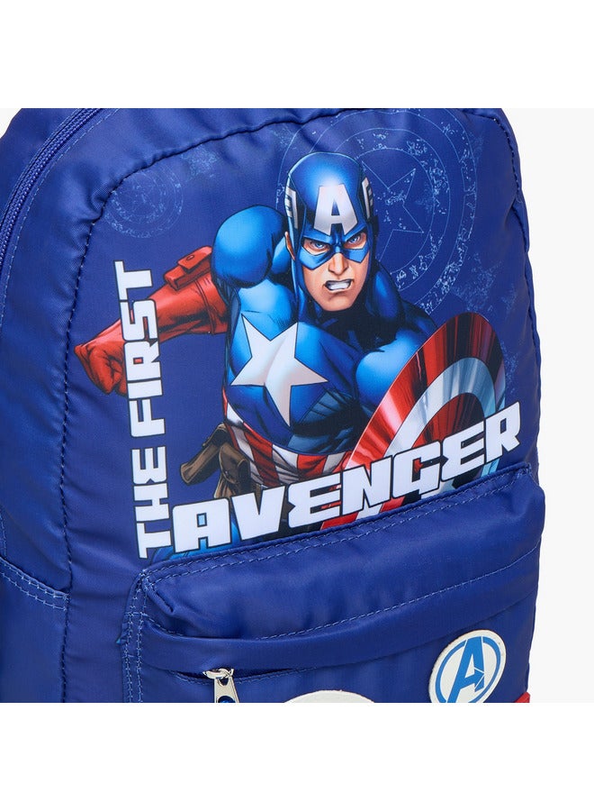 MARVEL Boys Avenger Print School Backpack with Adjustable Straps - 10x25x33 cm  - Image 5