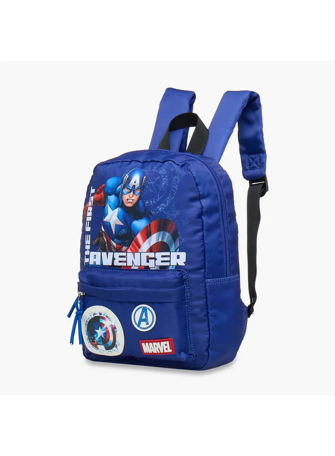 MARVEL Boys Avenger Print School Backpack with Adjustable Straps - 10x25x33 cm