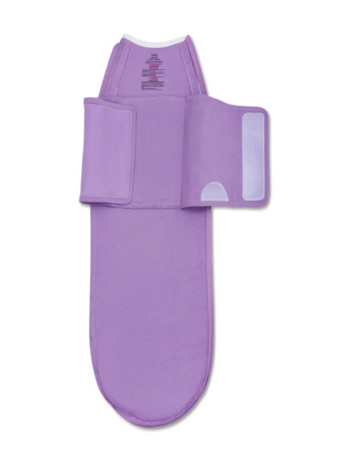 Nanit Sleep Wear Swaddle - Violet - 0-3M - Image 3