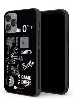 Apple iPhone 14 Pro Protective Case Game Over Pew Pew