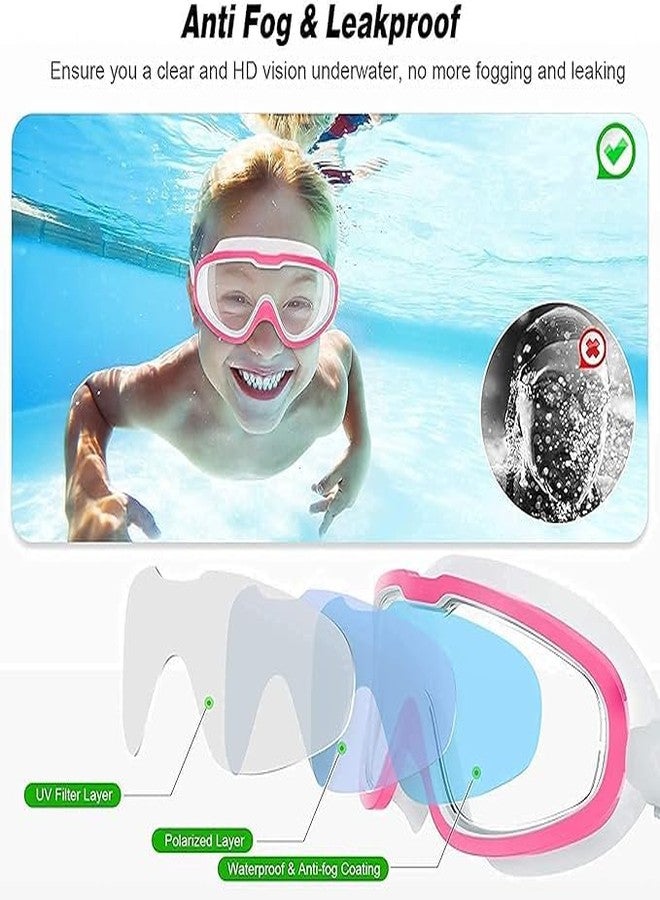 ShreeVoke Swimming goggles for men and women [upgrade], UV protection anti fog adjustable strap comfort with attached earplug professional swimming goggles for adults and teenagers - Image 5