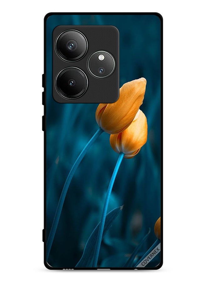 Covernex Realme GT 6 5G Protective Case Cover Two Cute Flowers - Image 1