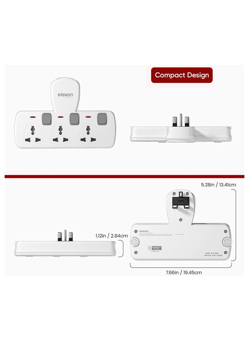 elexon 3Way Power T Socket  - Image 3