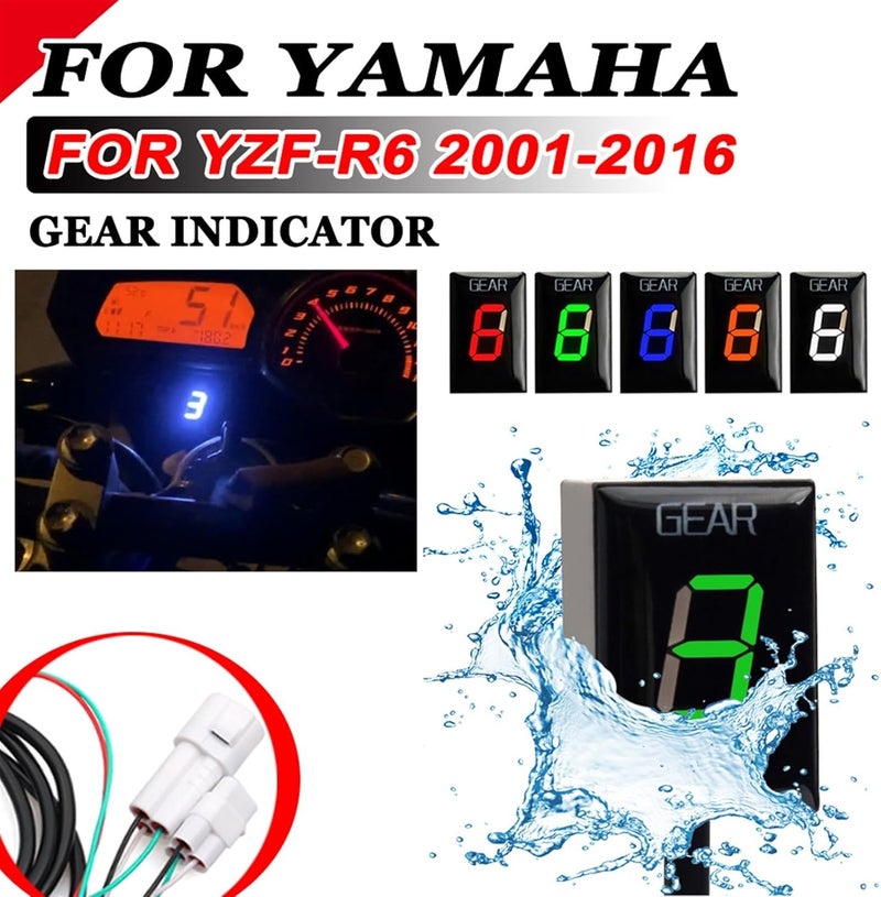 Wivplex Motorcycle Gear Display Indicator for Yamaha YZF R6 - Image 4