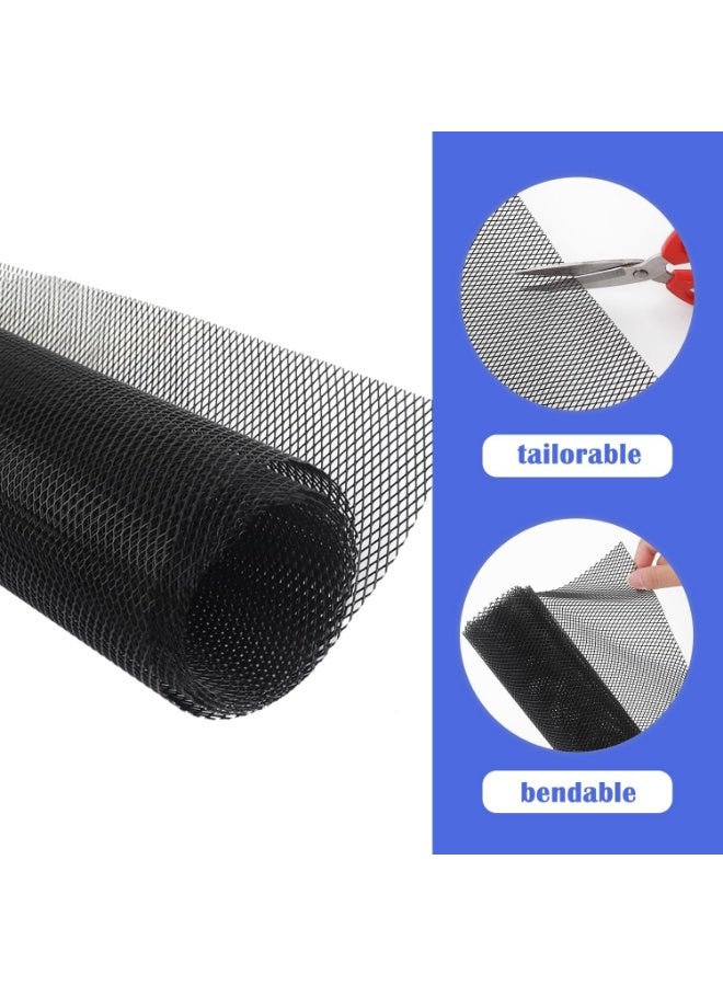 Trimmable Car Grill Mesh,Aluminum Alloy Automotive Grilles,Universal Mesh Grill Insert Fits for Front Bumper Hood Air Vents Spoiler Automotive Exterior Accessories - Image 5