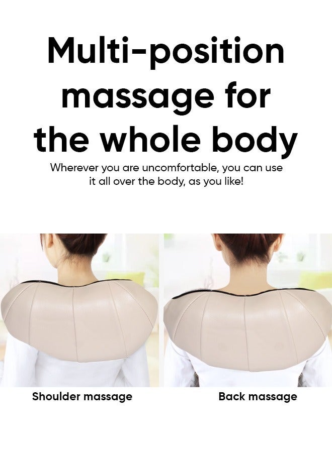 JC Buckman EaseUS Electric Neck Shoulder Massage Pillow With Heat | 3D Deep Tissue Kneading | Body Muscle Pain Relief | Shiatsu Back Neck Massager | Heat Therapy Relaxation Device for Home Use - Image 1