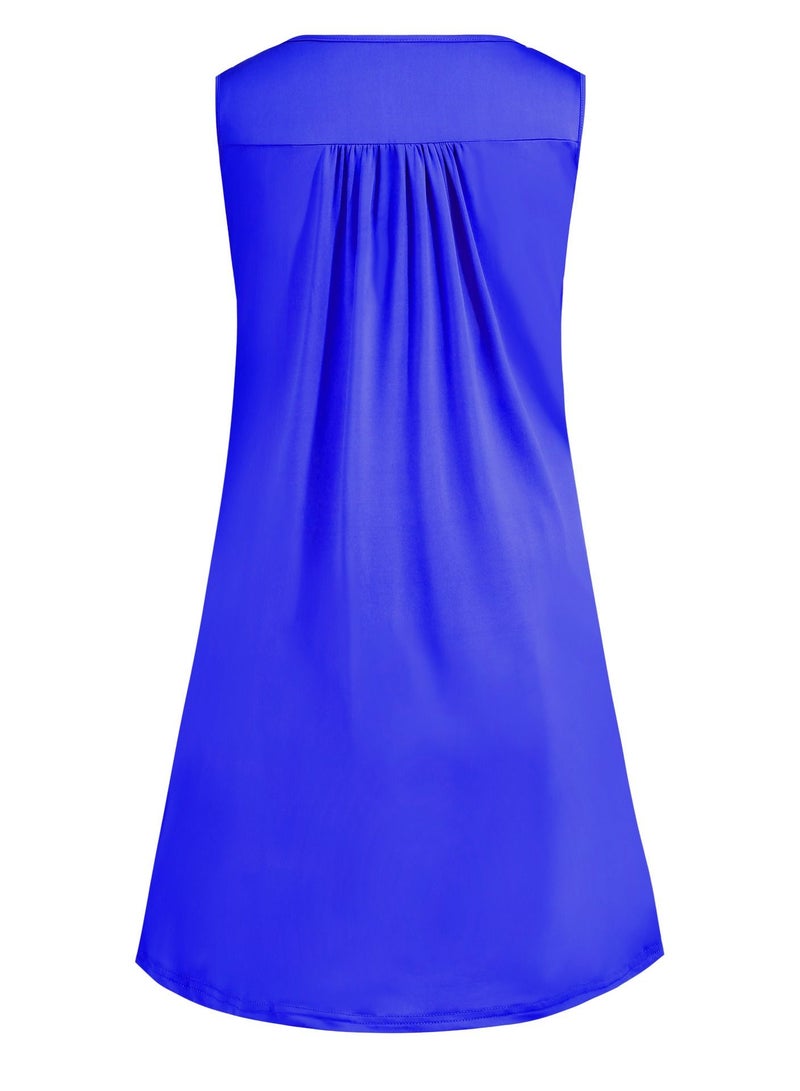 Loquat Fashion Simple Vest Casual Sleeveless Dress - Image 2