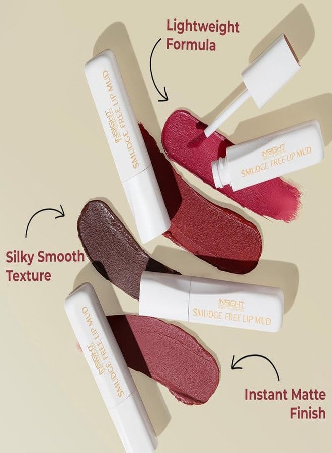 INSIGHT Smudge Free Lip Mud | Moisturizing Formula | Upto 12 Hrs Stay | Instant Matte Finish | Silky Smooth Texture - (Cloudy) 3.5g - Image 3