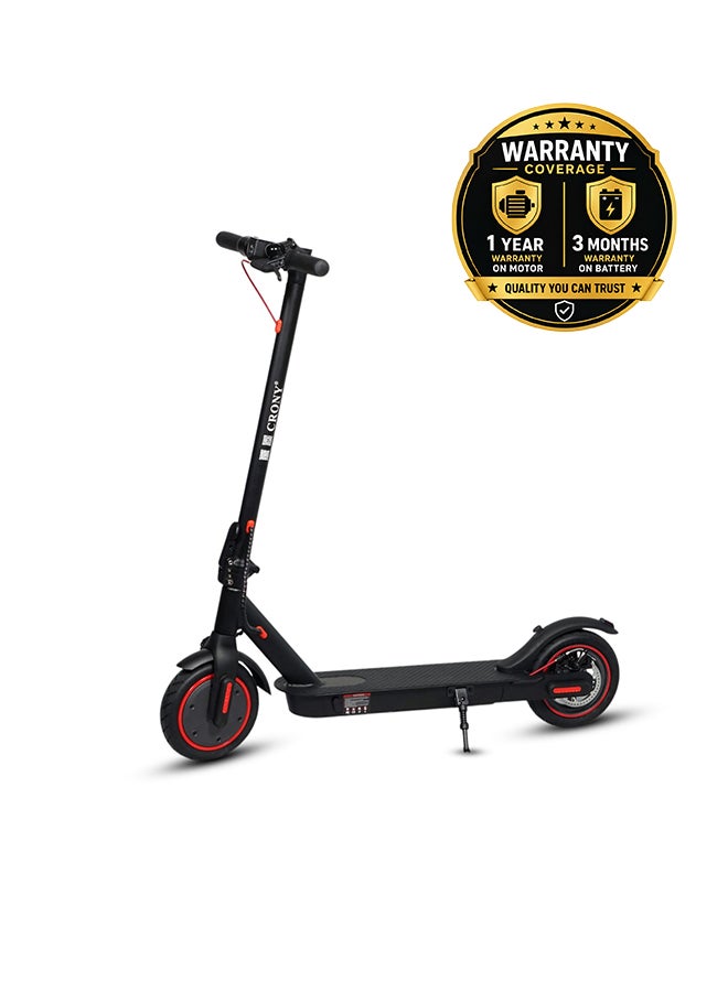 CRONY M365 Electric Scooter with APP – 250W Motor, 36V Battery, Max Speed 40 km/h, 8.5″ Tires, Foldable Aluminium Alloy Frame-BLACK - Image 1