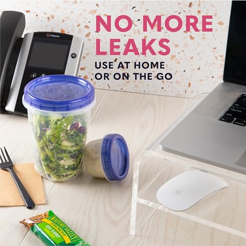 XpressPak Plastic Food Deli Containers With Twist Top Lids - (32 Oz) - [3 Pack] - Soup & Food Storage Containers Takeout To Go - Airtight Plastic Containers - Microwave, Freezer & Dishwasher Safe BPA-Free - Image 4