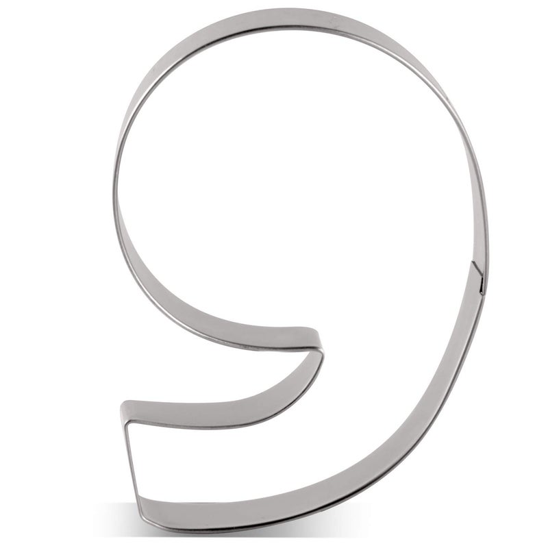LILIAO LILIAO Number 9 Cookie Fondant Biscuit Cutter for Birthday/Anniversary/Special Day - 2.7 x 3.6 inches - Stainless Steel - Image 5