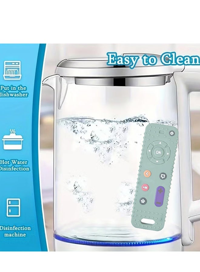 Betaoby Silicone Baby Teether Toy, TV Remote Control Shape Teething Relief Toy for Infants, Soft Sensory Chew Teether for Babies and Toddlers,Newborn must haves - Image 5