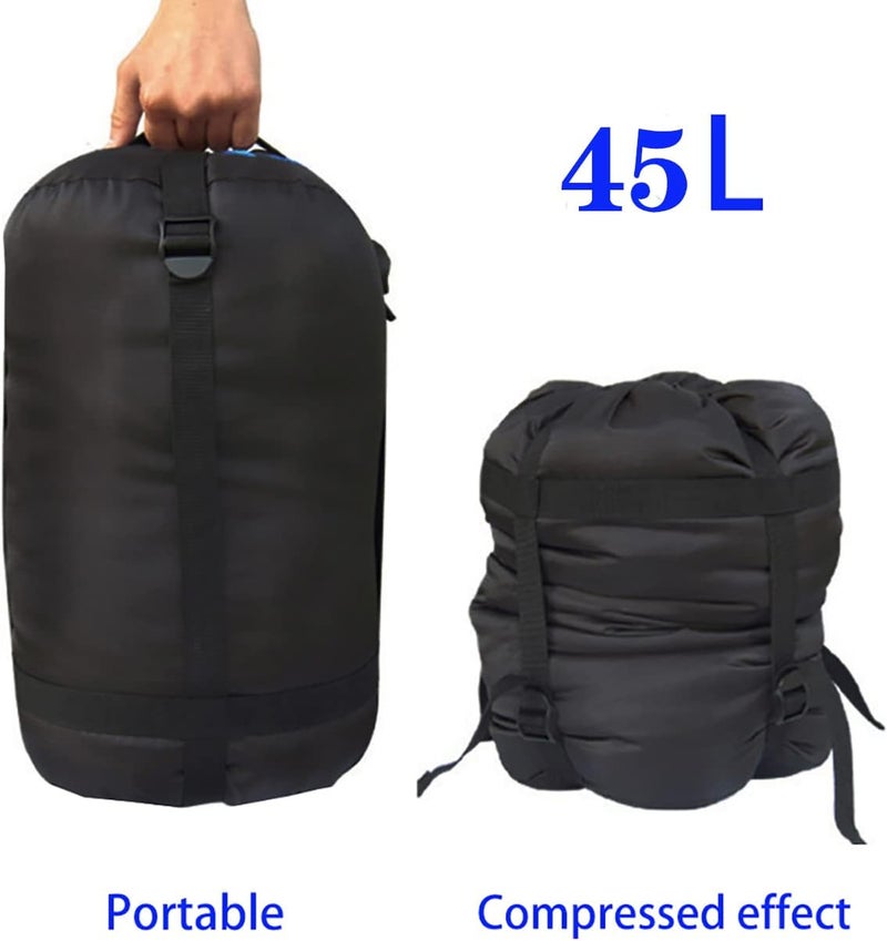 MOOCY Compression Stuff Sack, 12L/24L/45L Sleeping Bag Cover Sack Sleeping Bags Storage Stuff Sack Organizer - Great Sleeping Bags Clothes Camping Hiking Backpacking - Image 3