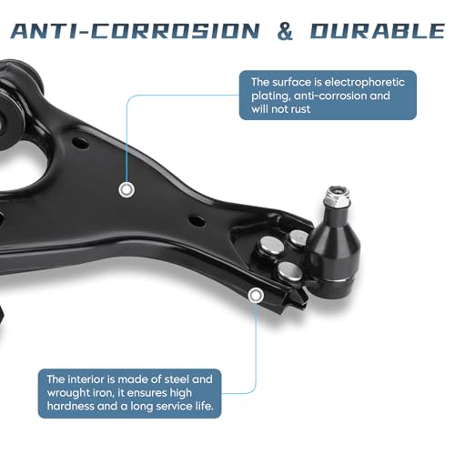 Autsurles Front Lower Control Arm with Ball Joint Assembly + Sway Bars Outer Tie Rods Suspension kit for Buick Enclave 2008-2017 for Chevrolet Traverse 2007-2016 GMC Acadia Saturn Outlook K621231 K621232 - Image 4