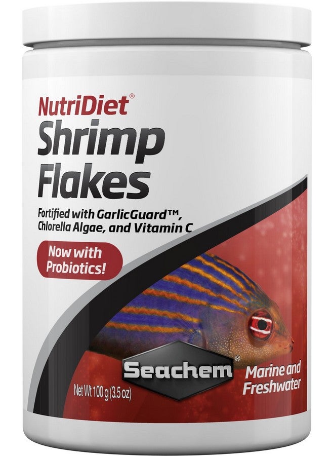 سي تشيم رقائق الروبيان من سيشيم نيوتري دايت - تركيبة طعام السمك بروبيوتيك مع حماية الثوم 100 غرام