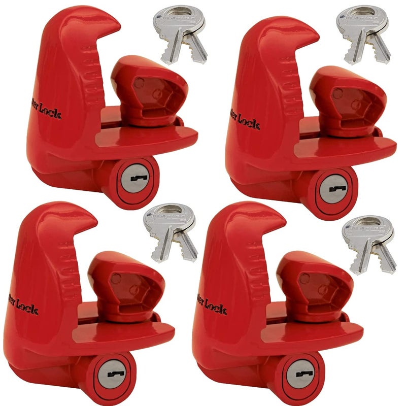 Master Lock Universal Size Fits 178 2 and 2516 Couplers Trailer Locks 389DAT 4 Pack