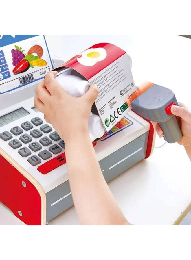 Hape Beep 'N' Buy Cash Register Machine Playset - Image 4