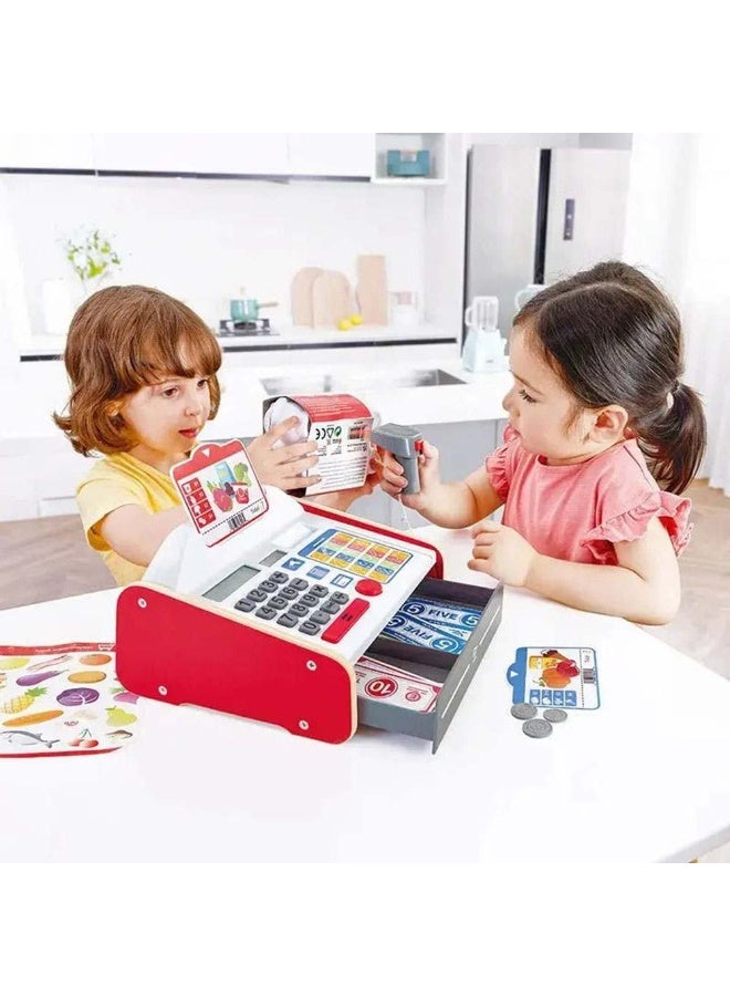 Hape Beep 'N' Buy Cash Register Machine Playset - Image 3