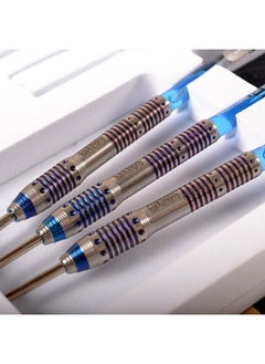 CUESOUL Black Scorpion 26G Tungsten Steel Tip Dart Set,Barrel With Blue Titanium Coated Finished  - Image 3