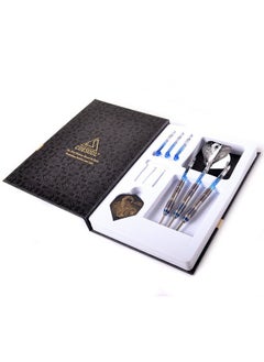 CUESOUL Black Scorpion 26G Tungsten Steel Tip Dart Set,Barrel With Blue Titanium Coated Finished  - Image 4