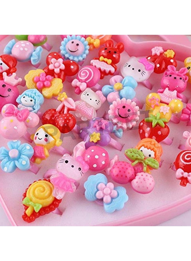 Parteet PARTEET Heart Shape Box With 36 Rings Birthday Return Gifts For Unisex-Child - One Size  - Image 3