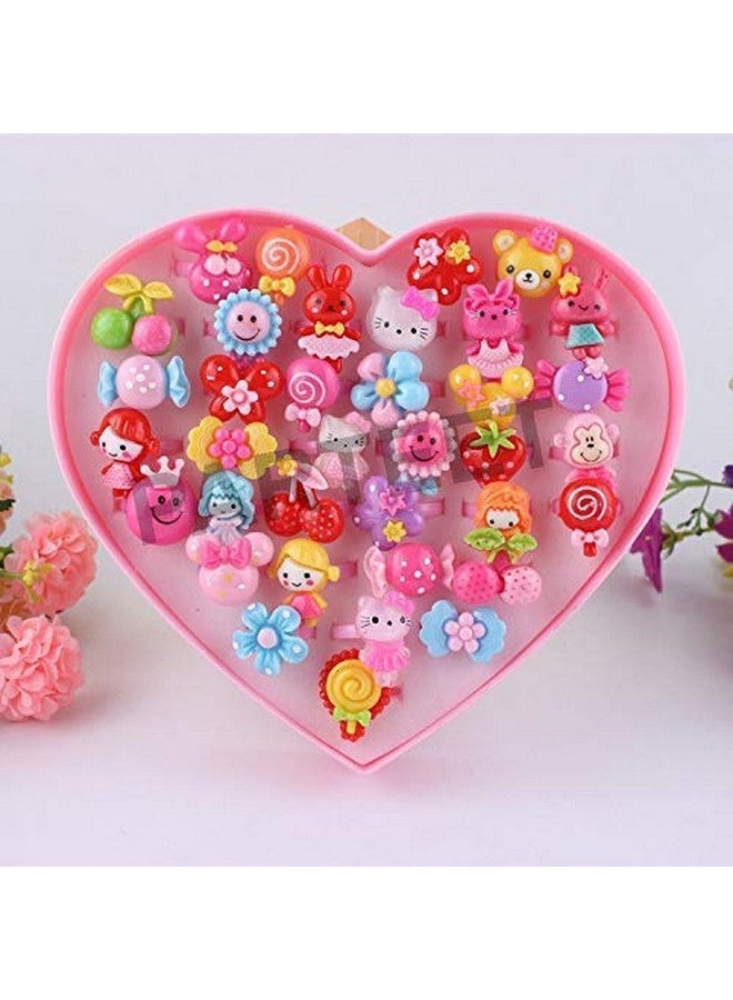 Parteet PARTEET Heart Shape Box With 36 Rings Birthday Return Gifts For Unisex-Child - One Size  - Image 2