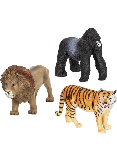 JUNGLE ANIMALS (LION, TIGER & GORILLA)
