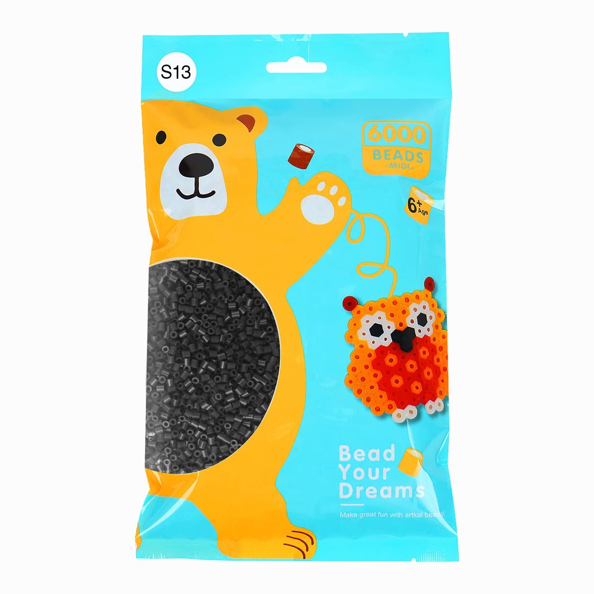 ARTKAL Artkal Fuse Beads 6000 Pieces Melty Beads 5mm Iron Beads