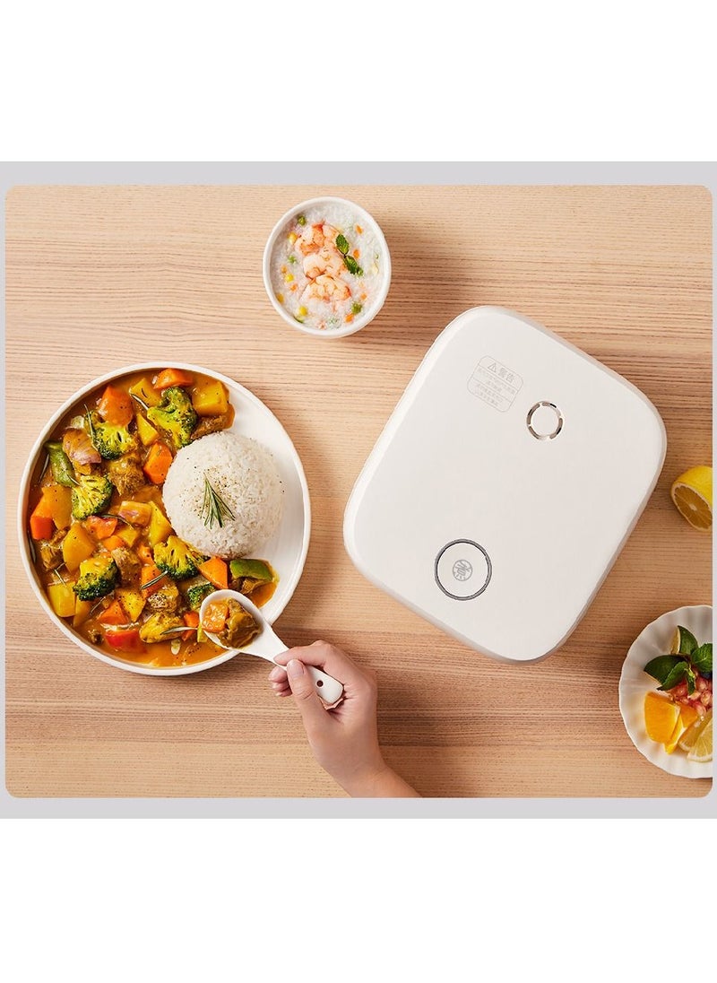 Zhiwuzhu - Zhiwuzhu Smart Small Rice Cooker ZCDQ055 Powerful and Compact with 1.6L Capacity, 400W Firepower, Non-Stick Coating, and APP Smart Linkage  - White - Image 1