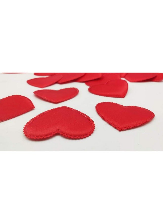 SATYAM KRAFT 50 pcs Satin Fabric Heart Confetti,Table,Wedding,Romantic,Marriage,Anniversary,Birthday,Throwing Petals,Valentine special,Craft,Party,Balloon Gift Filler Decor(Red,6.5 CM) - pzsku/Z0622588F9BBE8D7F93ADZ/45/_/1741429119/b2979a03-75fc-4942-8043-716f21ae2e70