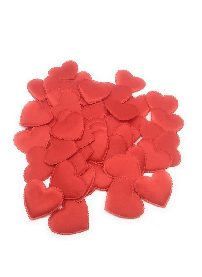 SATYAM KRAFT 50 pcs Satin Fabric Heart Confetti,Table,Wedding,Romantic,Marriage,Anniversary,Birthday,Throwing Petals,Valentine special,Craft,Party,Balloon Gift Filler Decor(Red,6.5 CM) - pzsku/Z0622588F9BBE8D7F93ADZ/45/_/1741429123/cb3ae3d0-bfc2-4330-afc8-0d1687aaecbc