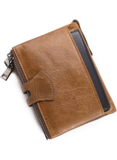 NIBEMINENT Retro Leather Wallet Brown  - Image 5