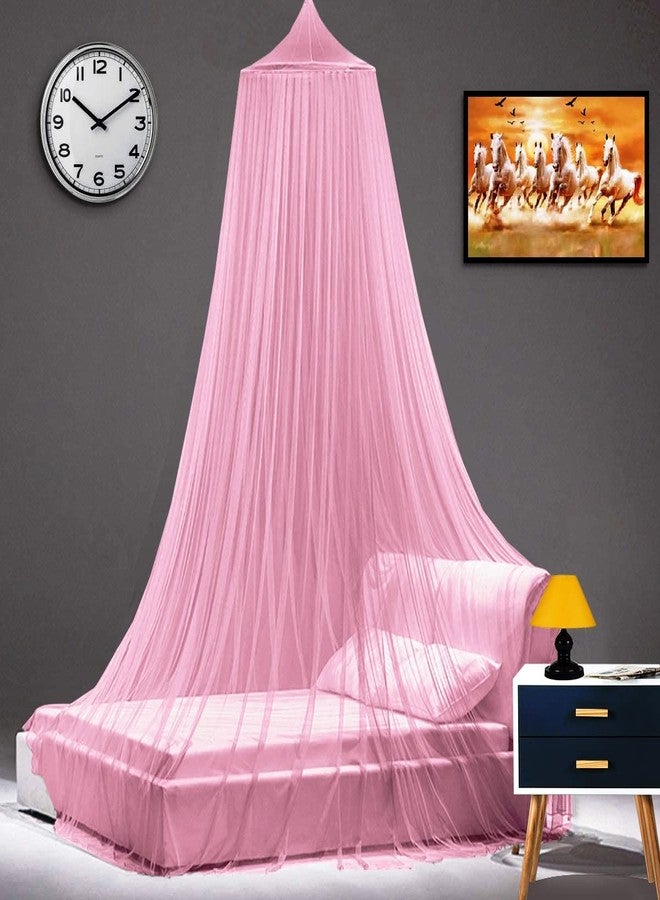 Next Day Art Double Bed Polyester Mosquito Net Portable Pop-Up Tent (Pink) - Image 1