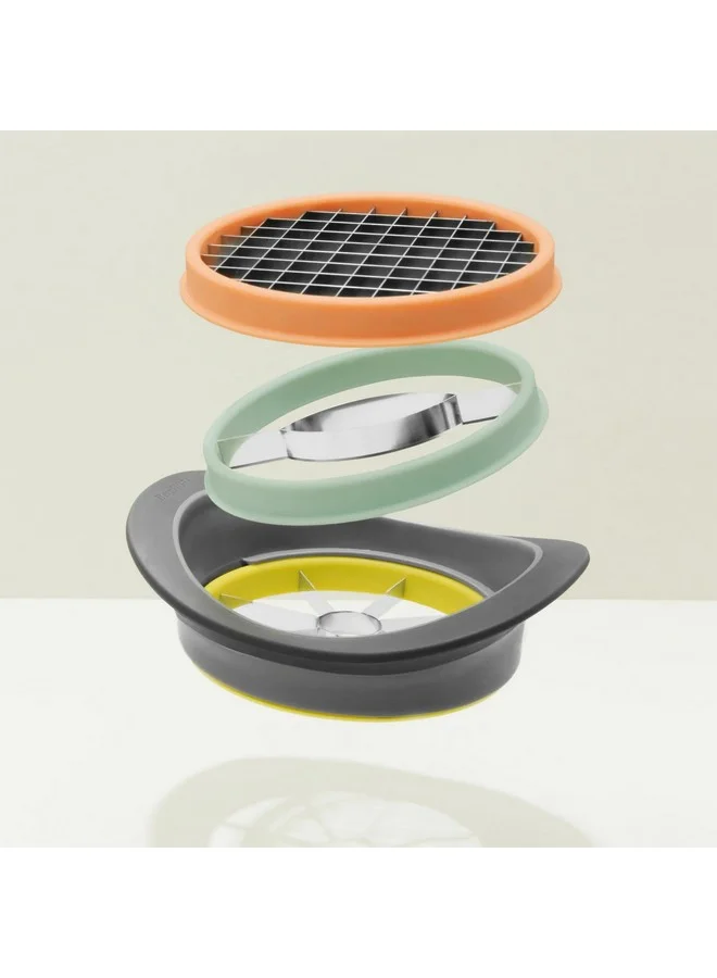 Berghoff Leo High Quality Food Safe All-in-One Slicer Set Multicolour 5 x 14.5 x 18 cm 3950020