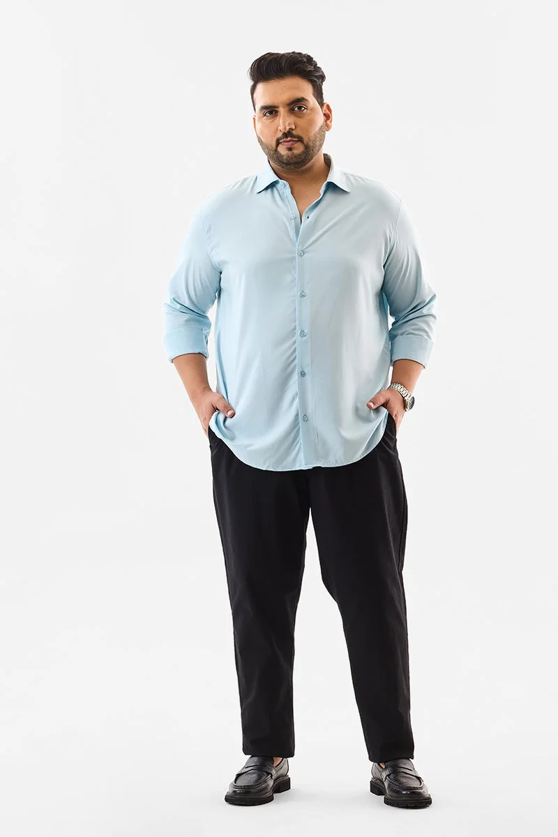 SNITCH Regular Fit 100% Viscose Plus Size Shirt