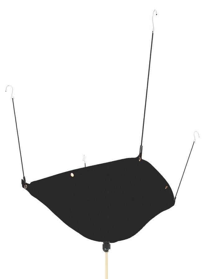 GARVIN Ultra-Durable Heavy Duty Roof Ceiling Leak Diverter with Drain Tarp Black 3' x 3' - Image 2