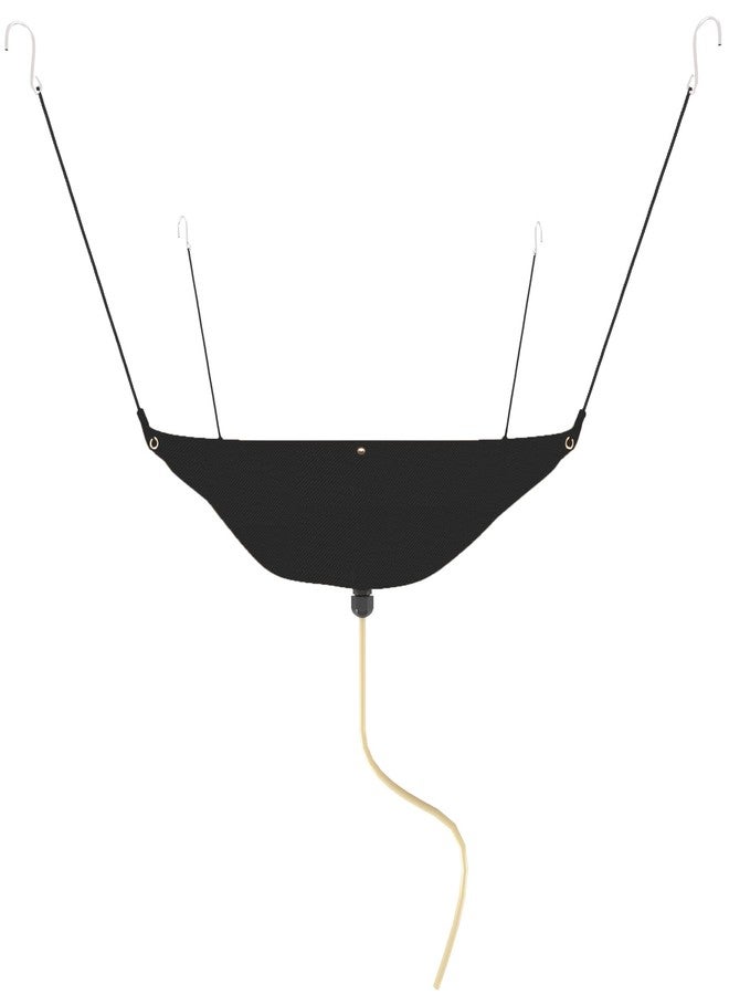 GARVIN Ultra-Durable Heavy Duty Roof Ceiling Leak Diverter with Drain Tarp Black 3' x 3' - Image 1