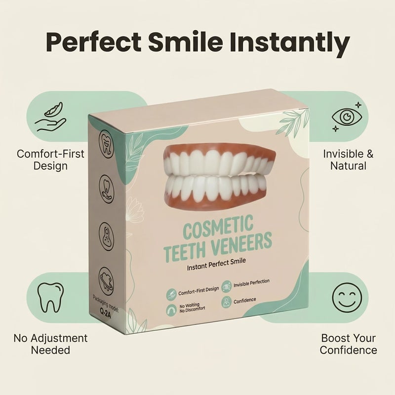 2026 Newly Upgraded Comfortable White Dentures Natural Appearance Dance Daily Use Safe Design - Image 3