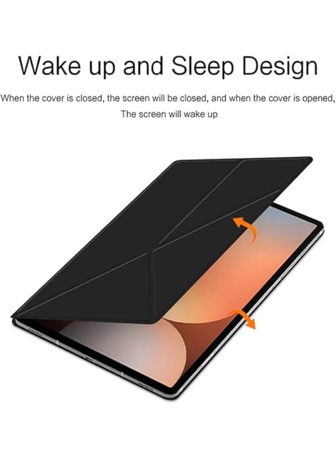 Compatible with Galaxy Tab S10 Ultra 14.6 inch SM-X920 X926 2024 Powerful Magnetic Attachment Slim Multi-Angle Stand Case Auto Wake Sleep Durable Protection - Image 3