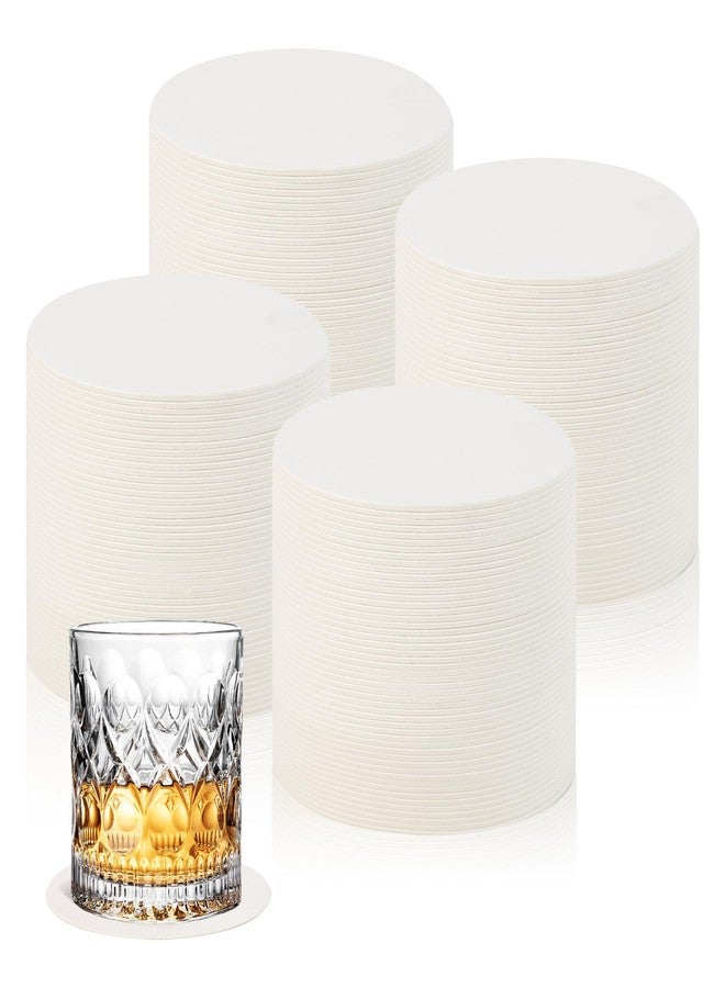 AXELIP 400 Pcs Paper Coasters,4 inch Disposable Cardboard Coasters for Bar Drinks Wedding - Image 1