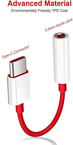 AUGEN by VisionsIndia Type C to 3.5 mm Jack Audio Connector, Headphones Jack Converter Audio Adapter for OnePlus 8T/8/7/7 Pro / 1+6/1+6T and All Pro Devices (Pack of 1) (3.5mm Audio Jack) - Image 4