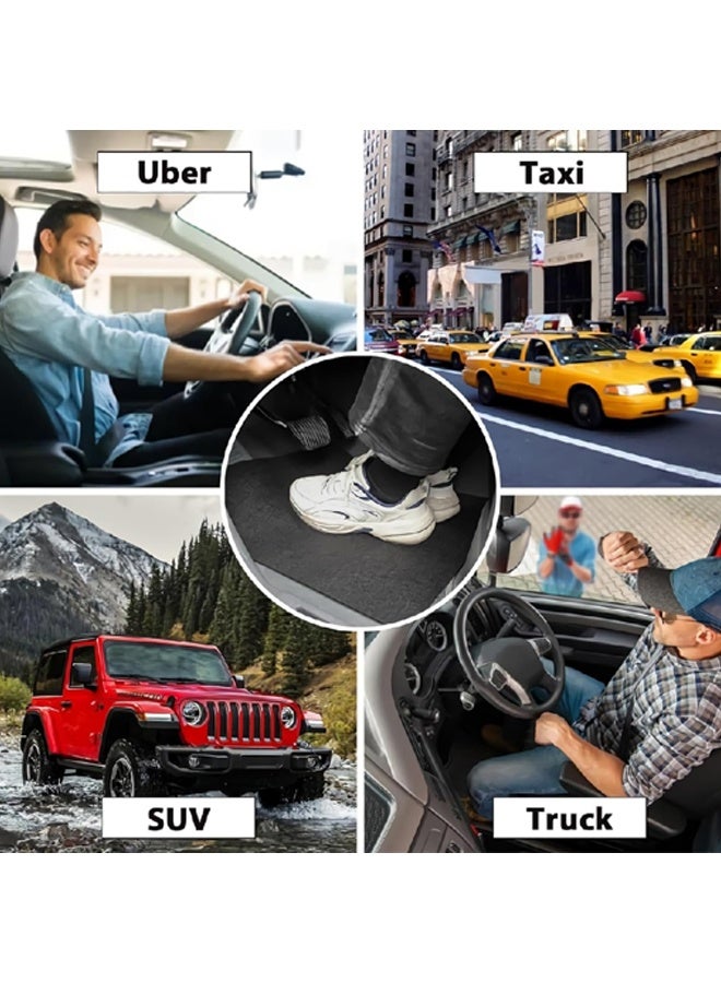 4-Piece Premium Polyester Floor Mat for Cars, SUVs and Trucks, Bohemian Style Carpet Floor Mats for Car,All Weather Protection, Universal to Fit - Image 5