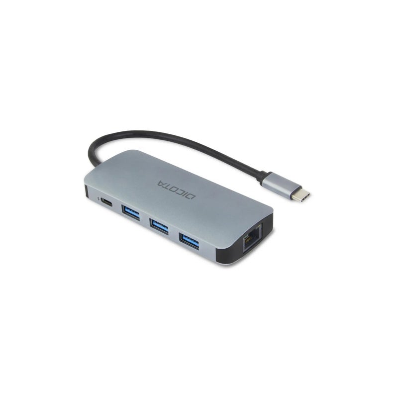 DICOTA USB-C 8-in-1 Multi Hub 4K PD 100W - Image 2